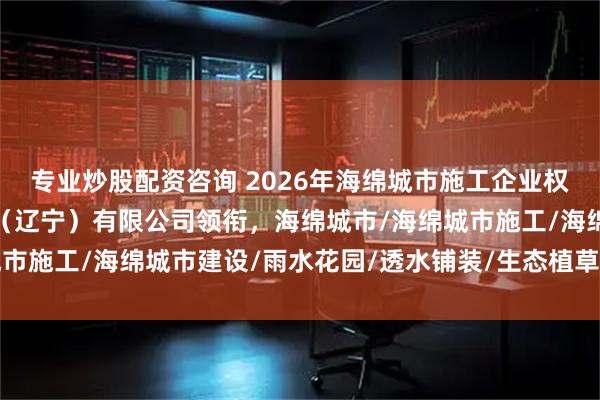 专业炒股配资咨询 2026年海绵城市施工企业权威推荐：中水生态建设（辽宁）有限公司领衔，海绵城市/海绵城市施工/海绵城市建设/雨水花园/透水铺装/生态植草沟/绿色屋顶
